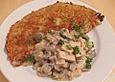 Tofu - Geschnetzeltes mit Champignons