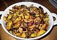 H&uuml;hnchen - Kartoffel - Pilz - Topf