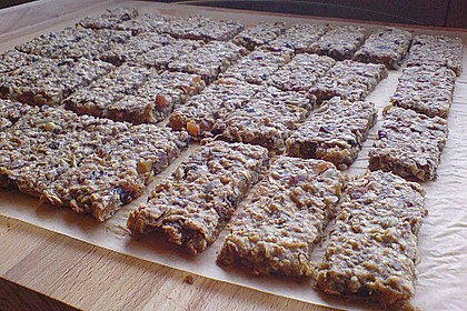 M&uuml;sliriegel mit Trockenpflaumen 1