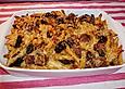 Penne mit Morcheln und Fleischkl&ouml;&szlig;chen