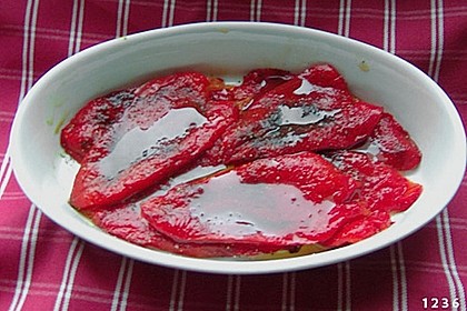 Marinierte Paprika