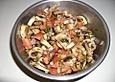 Tomatensalat mit Champignons