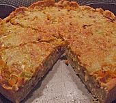 K&uuml;rbis - Zwiebel - Quiche (Bild)