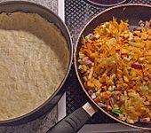 K&uuml;rbis - Zwiebel - Quiche (Bild)
