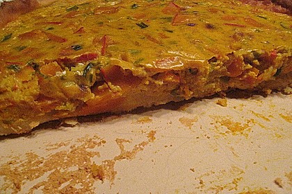 K&uuml;rbis - Zwiebel - Quiche 4