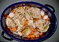 Geschmortes Kaninchen mit Backpflaumen