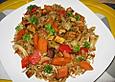 Illes schlankes Schichtkraut  mit  ger&auml;uchertem Tofu aus dem Wok