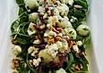 Melonen - Salat mit Rucola und Parmaschinken