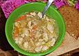 Glasnudelsuppe mit H&auml;hnchenfleisch
