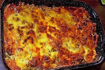 Gyrosauflauf mit Sauce Hollandaise