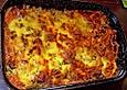 Gyrosauflauf mit Sauce Hollandaise