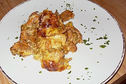 Gyrosauflauf mit Sauce Hollandaise 1