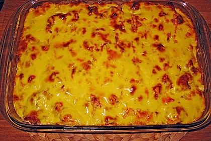 Gyrosauflauf mit Sauce Hollandaise 9