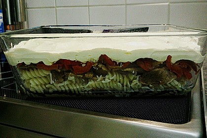 Gyrosauflauf mit Sauce Hollandaise 11