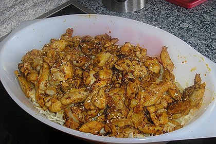 Gyrosauflauf mit Sauce Hollandaise 14