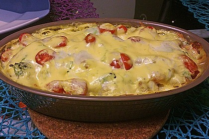 Gyrosauflauf mit Sauce Hollandaise 19