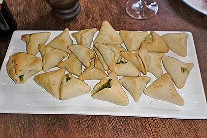 Libanesische Spinat - Teilchen 1