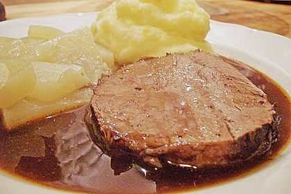 M&uuml;nchner So&szlig;fleisch (oder Saures Rindfleisch oder B&ouml;fflamott)