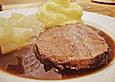 M&uuml;nchner So&szlig;fleisch (oder Saures Rindfleisch oder B&ouml;fflamott)