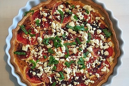 Tomaten - Tarte mit Ziegenkäse 3