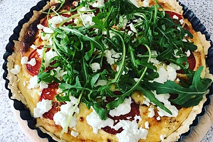 Tomaten - Tarte mit Ziegenkäse