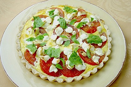 Tomaten - Tarte mit Ziegenkäse 11