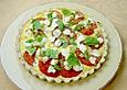 Tomaten - Tarte mit Ziegenk&auml;se
