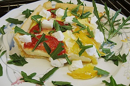 Tomaten - Tarte mit Ziegenkäse 12