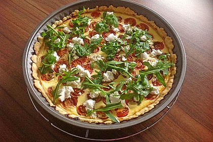 Tomaten - Tarte mit Ziegenkäse 5