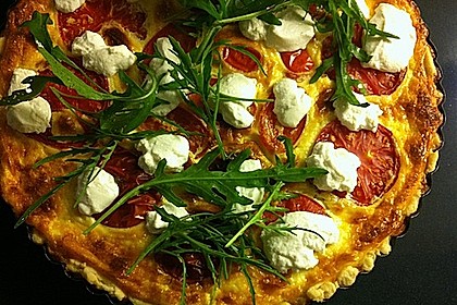 Tomaten - Tarte mit Ziegenkäse 7