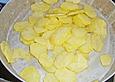 Frittierte Kartoffelchips