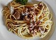 Spaghetti mit Pfifferlingen