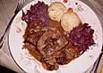 Rosmarin - Schmorbraten mit Steinpilzsauce
