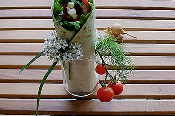 Tomaten - Mozzarella - Wraps