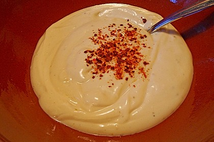 Mayonnaise mit dem Pürierstab hergestellt 14
