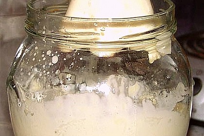 Mayonnaise mit dem Pürierstab hergestellt 26