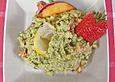 Avocado mit R&auml;ucherlachs als Vorspeise