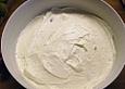Schichtdessert mit Weintrauben