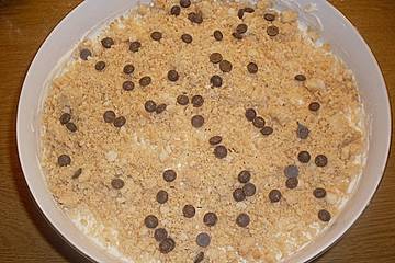 Schichtdessert mit Weintrauben