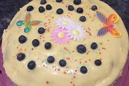 Rührkuchen mit Blaubeeren und weißer Schokolade 12