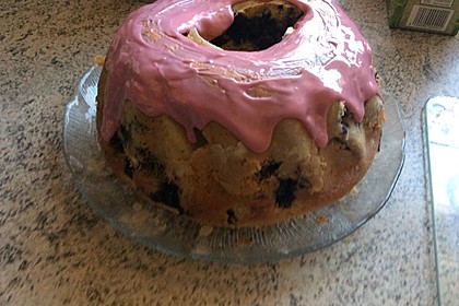 Rührkuchen mit Blaubeeren und weißer Schokolade 6