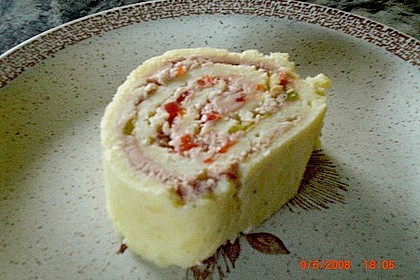 K&auml;se - Leberwurst - Roulade
