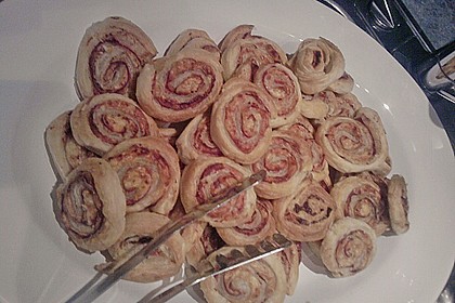 Blätterteig Pizza - Schnecken 13