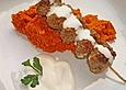 Lammhack - Spie&szlig;e mit orientalischem K&uuml;rbisgem&uuml;se