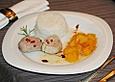 Schweinefilet mit Pfirsich - Chutney