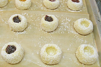 Plätzchen mit Kokosflocken 16