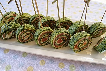 Lachs - Spinat - Roulade 17