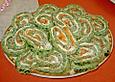Lachs - Spinat - Roulade