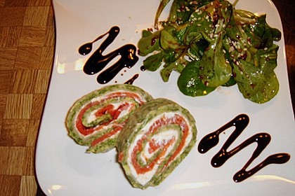Lachs - Spinat - Roulade 11
