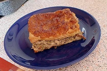 Hackfleisch - Brot - Auflauf 1